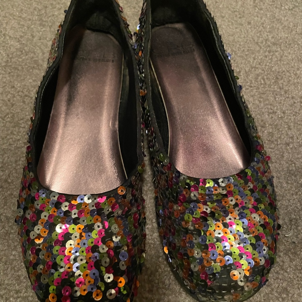 Glittery Flats Size 7